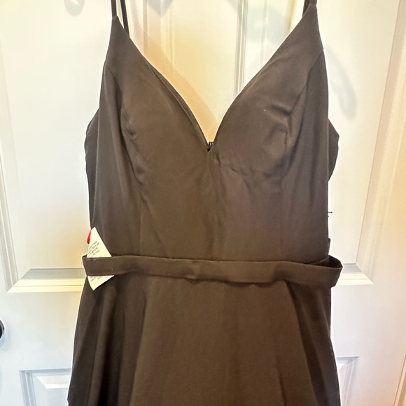 COPY - Formal NWT Black Leena for Mac Duggal Long Gown w/ crinoline & pockets S… - Picture 5 of 8